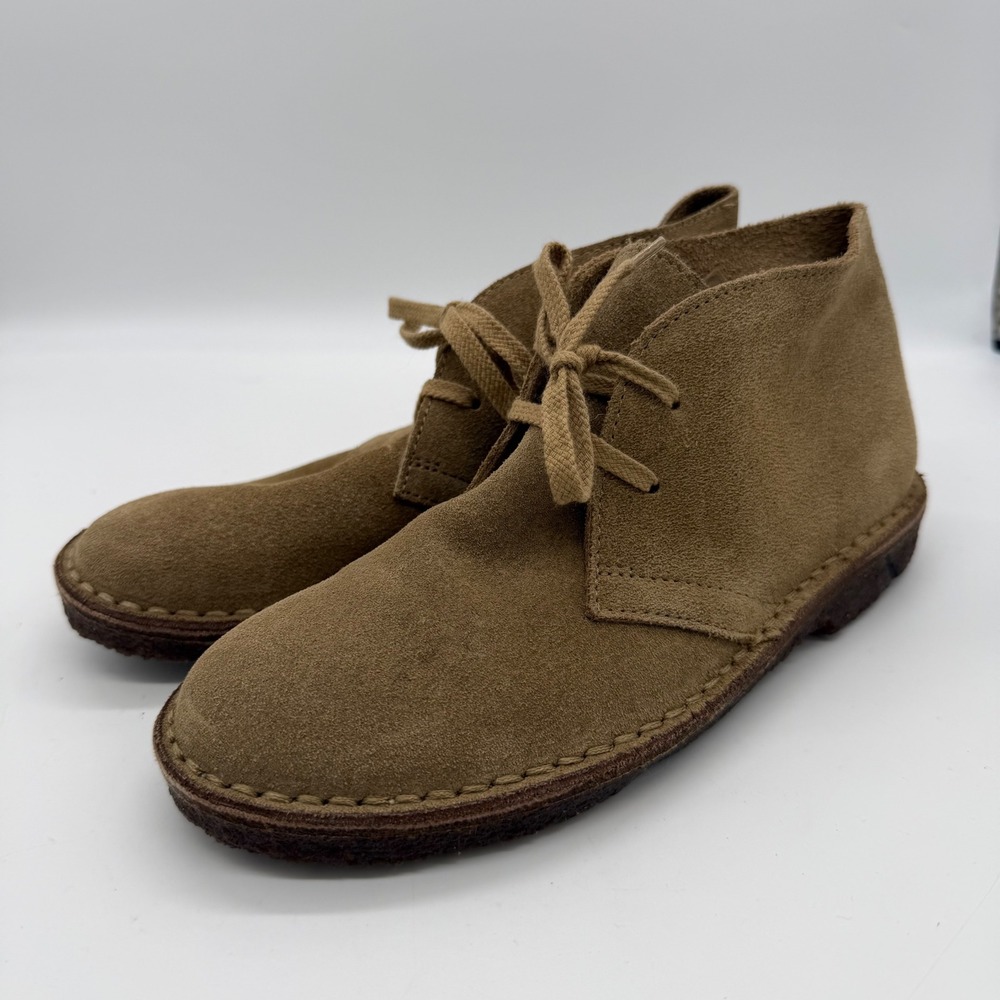 J Crew Crewcuts Kids MacAlister Suede Desert Boots Brown Size 5